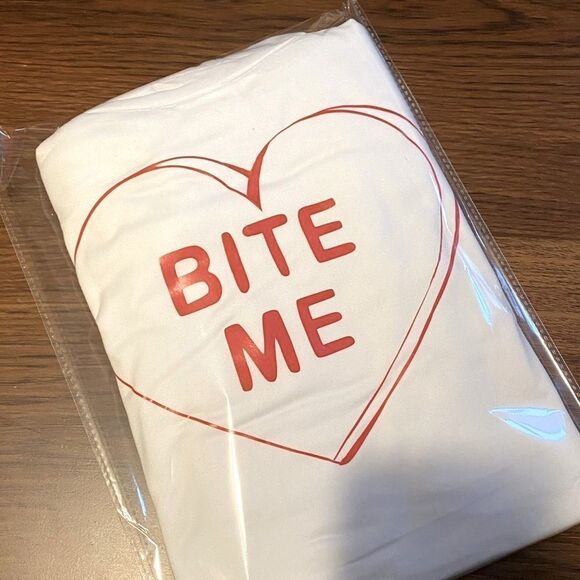 Anti-Valentine’s Day, Conversation Heart Tee, Slim Fit, Size S-3X - Picture 5 of 10